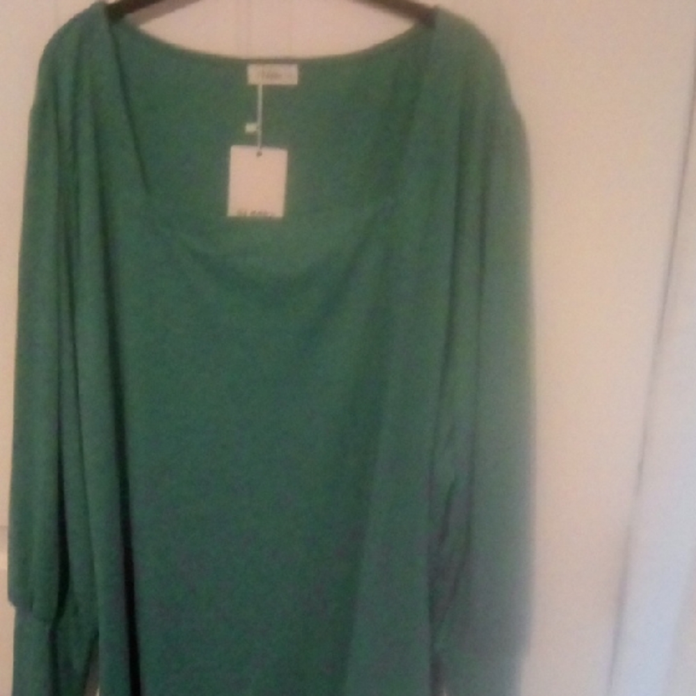 Elegant Green Women's Blouse